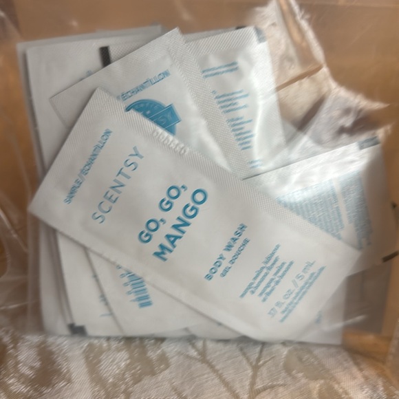 Scentsy Consultant Supplies Bag Body Wash & 100 pre-cut felt shapes - Picture 2 of 4